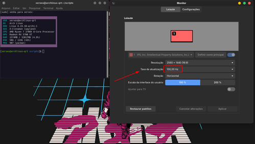 Linux: [Resolvido] Meu monitor suporta 100fps. Por que o m�ximo � 60fps nos jogos?