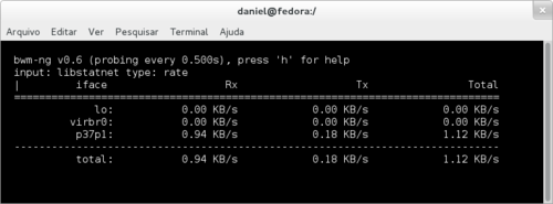 Linux: bwm-ng - Bandwidth Monitor NG