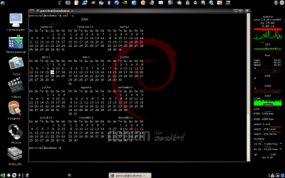 Linux: Calendário direto no terminal