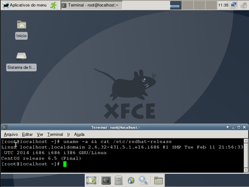 Linux: Xfce no CentOS 6