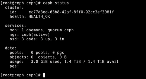 Linux: Instalação do Ceph no Centos 7 em um Único Host