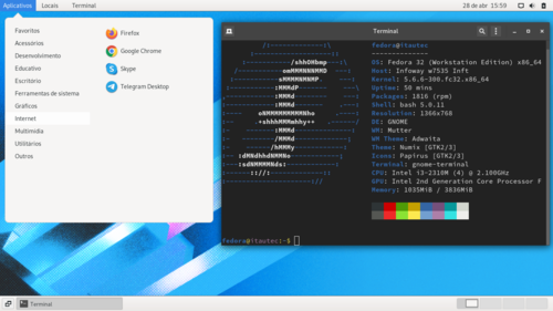 Linux: Instalando Telegram, Google Chrome e Skype no Fedora 32