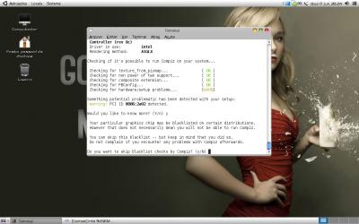 Linux: Rodando Compiz-fusion no Debina Lenny com vídeo Intel GM965/GL960.