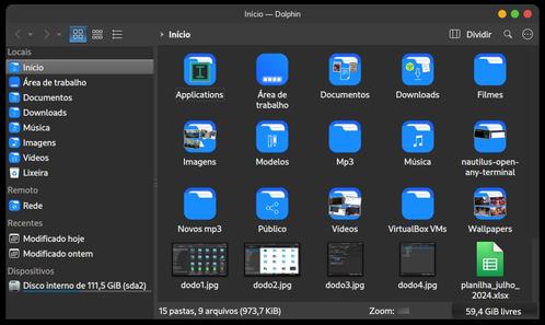 Linux: Instalando o Dolphin e deixando-o 'pretinho' acompanhando o tema escuro do Gnome-Shell