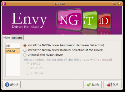 Linux: Drivers de Vídeo ATI e Nvidia com EnvyNG