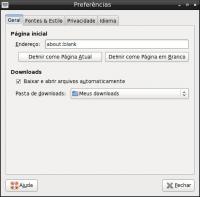 Linux: Procura um browser leve ? Use o epiphany !
