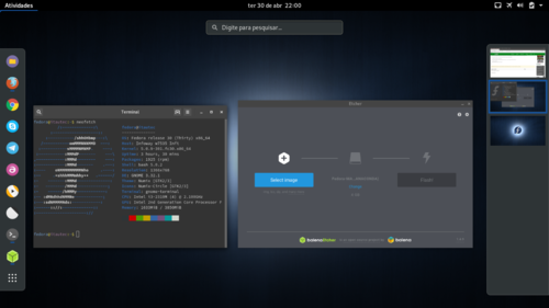Linux: Instalando Etcher  no Fedora 30