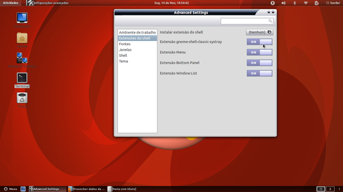 Linux: Instalar o menu do Mint no Ubuntu com gnome-shell