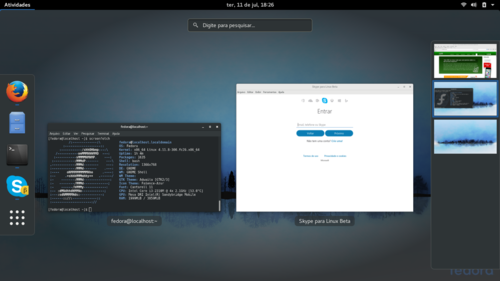 Linux: Instlando Skype no Fedora 26