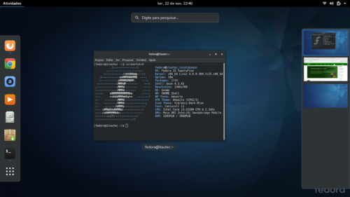 Linux: O que fazer aps instalar Fedora 25 Workstattion