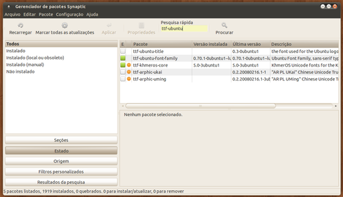 Linux: Fonte Ubuntu: instale no Lucid Lynx ou no Debian
