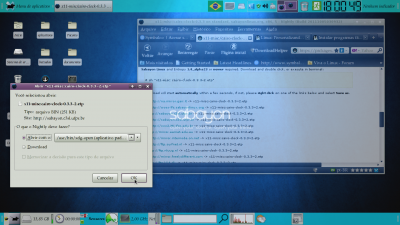 Linux: 
Instalar programas em Sabayon, com apenas alguns cliques de mouse.