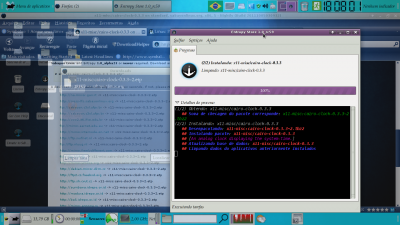 Linux: 
Instalar programas em Sabayon, com apenas alguns cliques de mouse.