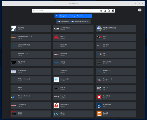 Linux: Assistindo IPTV no Linux com Fred TV e Lista Free TV