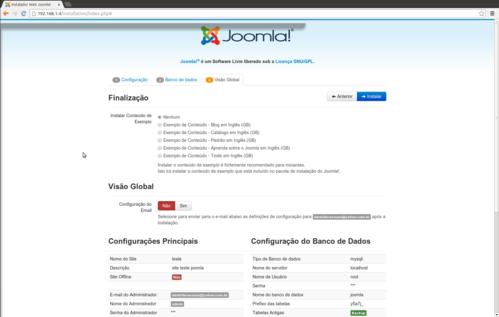 Linux: Joomla! 3.0.3 no CentOS 6.3