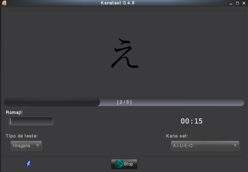Linux: Kanatest - Software para aprendizado de caracteres japoneses