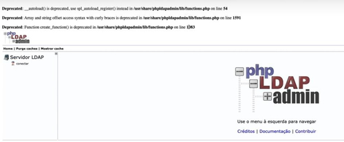 Linux: Como corrigir o erro Function create_function() is deprecated no PhpLdapAdmin