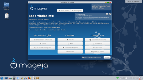 Linux: Usando o Mageia Welcome