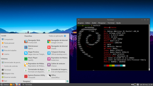 Linux: Instalando o MATE Menu no Debian 10 MATE