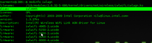 Linux: Executando o Kismet com placas Wireless Intel Corporation Centrino Wireless-N 1000
