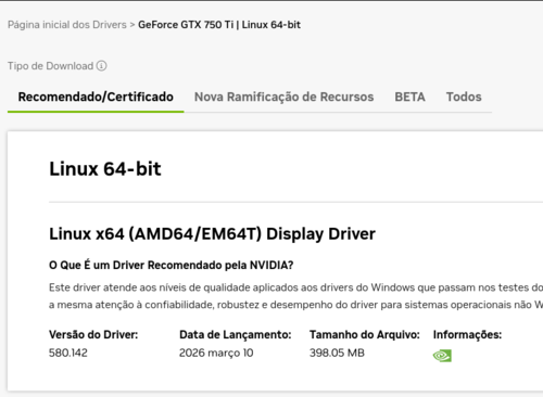 Linux: NixOS + NVIDIA antiga: como sobreviver ao driver 595 (GTX 750 Ti / Maxwell)