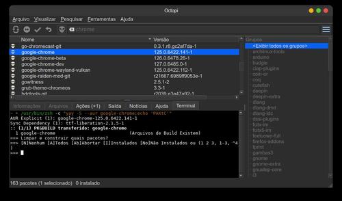 Linux: Conhea o Octopi, outro frontend para o Pacman com acesso ao ARU (Arch Linux e derivados)