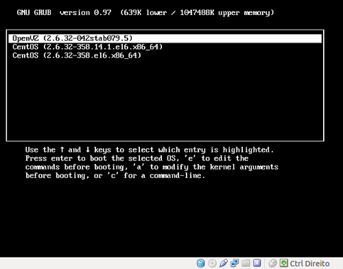 Linux: OpenVZ + OpenVZ Web Panel no CentOS 6.4
