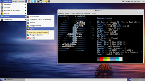 Linux: Instalando o navegador Opera no Fedora 32