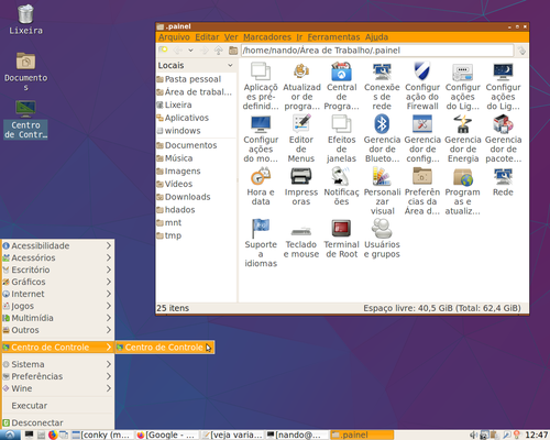 Linux: Criando grupo de programas personalizado no desktop LXDE