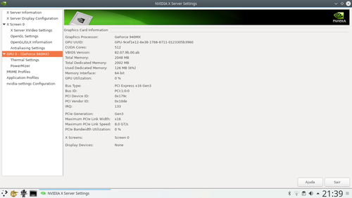 Linux: Como fazer funcionar a GeForce 940MX