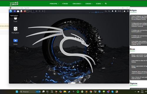 Linux: Instalar o Kali Linux dentro do Windows.