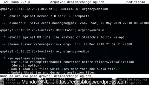 Linux: QMPlay2 no Devuan, Debian e derivados.