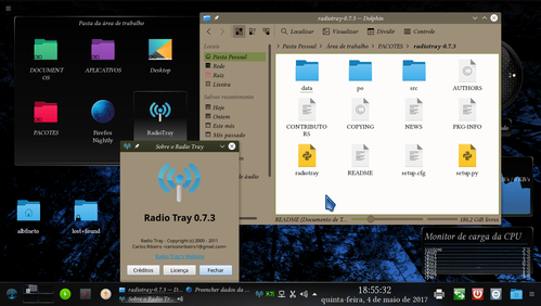 Linux: RadioTray em Sabayon Linux 17.04.