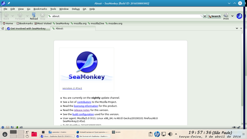 Linux: Navegador/Suite SeaMonkey em toda e qualquer Distro