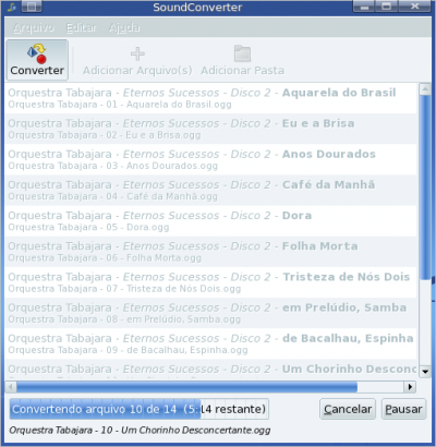 Convertendo outros formatos de áudio para MP3 no Mandriva One e superior