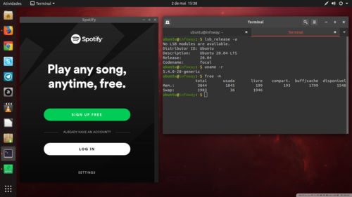 Linux: Instalando Spotify no Ubuntu 20.04 LTS
