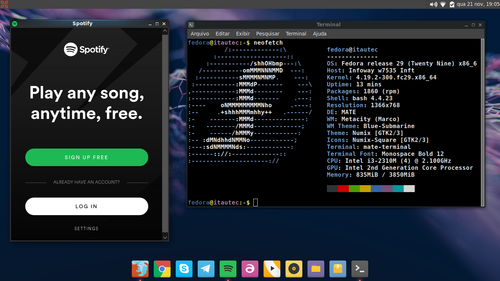 Linux: Instalando Spotify no Fedora 29