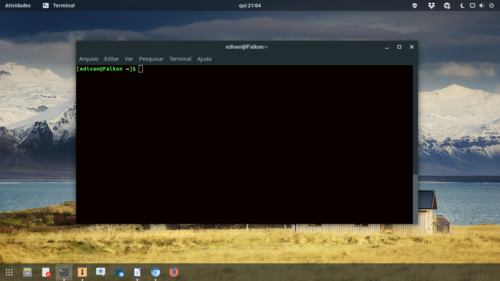Linux: Terminal transparente no Manjaro Gnome