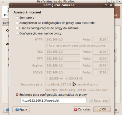 Linux: Configurando WPAD