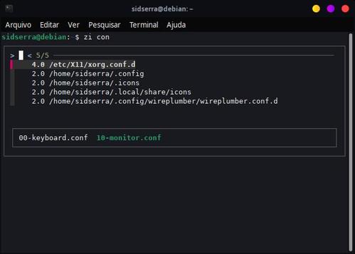 Linux: Usando o zoxide e fzf no bash do Terminal