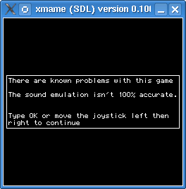 Linux: XMAME 