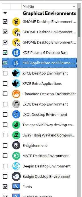 Linux: Como instalar ou remover ambientes grfios facilmente no openSUSE