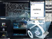 Blackbox aterm+amsn+xmms+idesk+blackbox+gkrellm