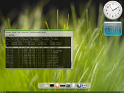 Fluxbox Slackware + Transpar&ecirc;ncia + Karamba = kVista!