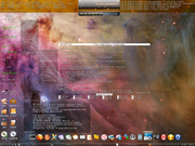 Fluxbox Slackware 13 Aterm e Eterm Transparentes