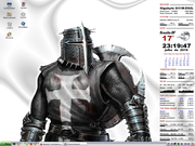Cinnamon Debian + cinnamon + theme xp metallic