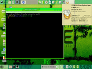 Xfce Terminal Fish e Plugin de Clima.