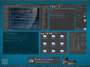 Fluxbox simples +gtk apps