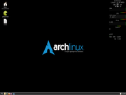 Fluxbox Arch + Gkrellm