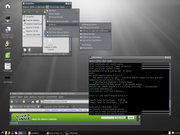 LXDE Arch Cinza